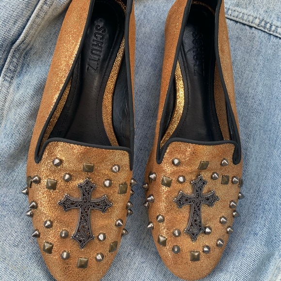 SCHUTZ Shoes - Schutz Embellished Loafers